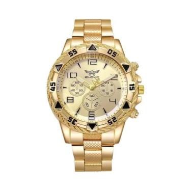 Imagem de Relógio De Pulso Masculino De Luxo Esportivo De Quartzo Em Aço Inoxidá