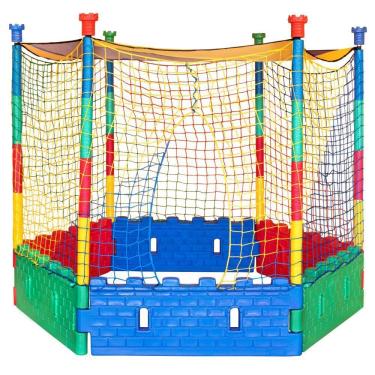 Imagem de Piscina de Bolinhas Sextavada com Estrutura Rotomoldada