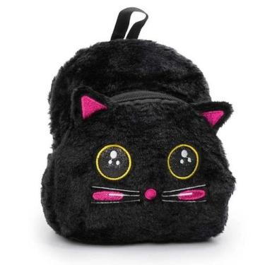 Imagem de Mochilapelucia gatinho preto - polibrinq