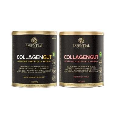 Imagem de Collagen Gut 860g (400g+460g) Essential Nutrition, Laranja e Cranberry