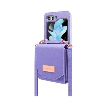 Imagem de Capa Carteira Transversal Com Cordão E Compartimentos Para Cartões Vie