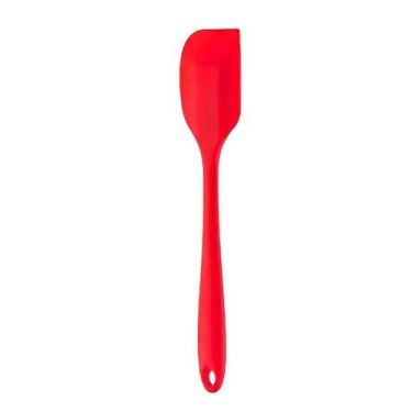Imagem de Espátula Reta Pão Duro em Silicone - Vermelho - 21cm - 1 unidade - Pri