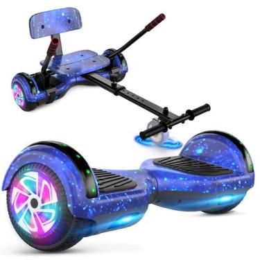 Imagem de Hoverboard CBD 6,5'' 8,5'' com Bluetooth, luz LED e kart