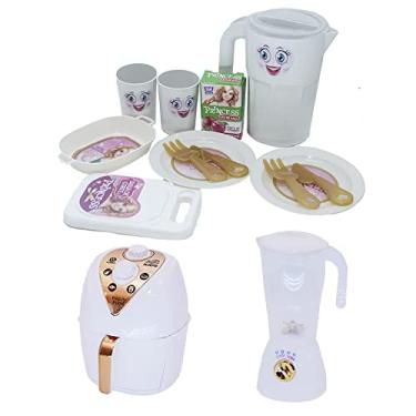 Imagem de Cozinha Princesa Menina Liquidificador Jantar Air Fryer 14p