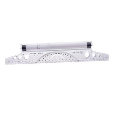 Imagem de Colcolo Rolagem Régua Paralela 12 Polegadas Para Desenhar Círculos, Ângulos, Linhas, Gráficos