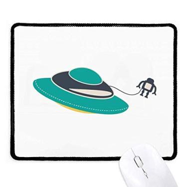 Imagem de Mousepad Alienígena Monster UFO com borda costurada para jogos
