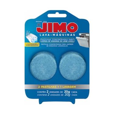 Imagem de Jimo Lava M�quinas Lavagem Interna de Lava Lou�a Limpeza e Higeniza��o Elimina Gordura e Res�duos Detergente Concentrado Hidrossol�vel 2 pastilhas