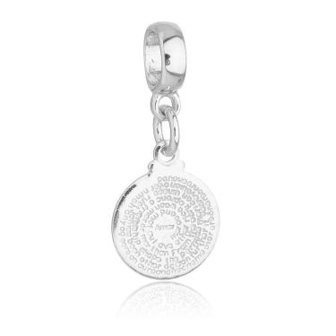 Imagem de Pingente Berloque Oração Pai Nosso Pandora Banhado a Prata 925 - Premium