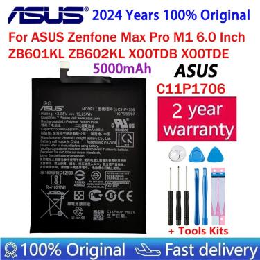 Imagem de 100% Original 5000mAh Bateria Para Asus Zenfone Max Pro M1 M2 6.0 Polegada ZB631KL ZB633KL X01BDA