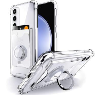 Imagem de Shields Up Capa para Galaxy S23 FE, capa para Samsung S23 FE, carteira minimalista com suporte para cartão e anel, [proteção contra quedas] Capa protetora fina à prova de choque para Samsung Galaxy