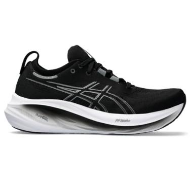 Imagem de Tênis de corrida ASICS masculino Gel-Nimbus 26, Preto/grafite cinza, 43