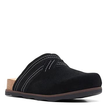 Imagem de Clarks Tamanco feminino Brynn Glide, Couro preto, 36