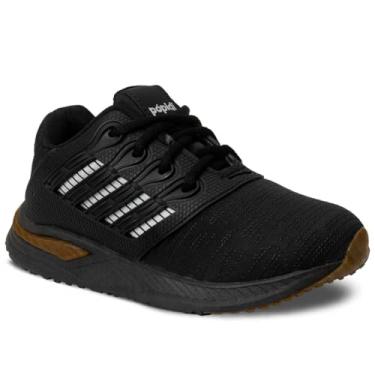 Imagem de Tenis Jogging Masculino Casual Nº 20 Ao 35 Esportivo Moda Escolar Menino 11.120 (Preto, BR, Criança de 1 a 3 anos, Numérico, 24)