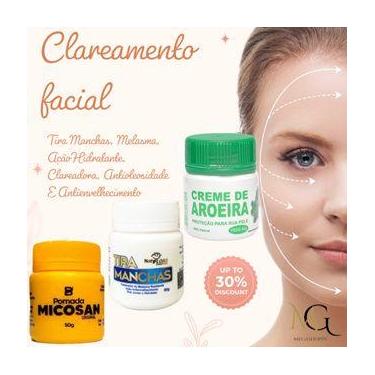 Imagem de Kit Clareamento Natural Tira Manchas, Oleosidade, Acne e Muitos Outros