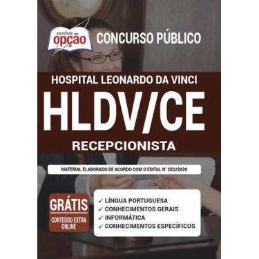 Imagem de Apostila Hldv Ce Hospital Leonardo Da Vinci - Recepcionista - Apostila