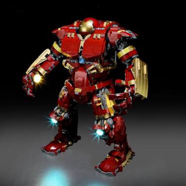 Imagem de Mililier LED Light Kit for Lego 76210 Marvel Hulkbuster Set, Compatible with Lego 76210 Building Blocks Model(Not Include Blocks Set)