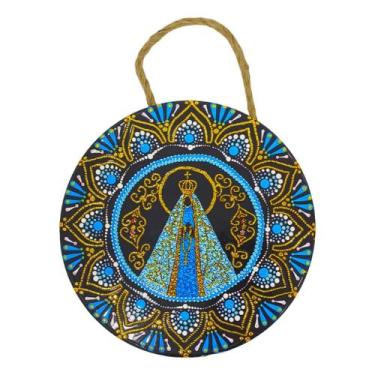 Imagem de Mandala Enfeite de Parede Nossa Senhora Aparecida Olho Grego - Malaysi