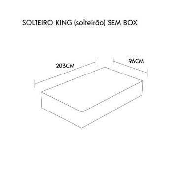 Imagem de Pillowtop 11CM - 100% LÁTEX - Latex Foam, SEM OPCIONAIS, Solteiro King