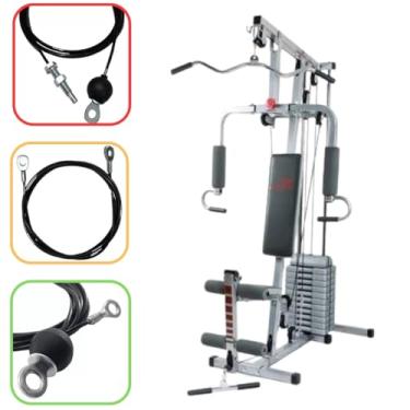 Imagem de Kit Cabos De Aço Estação Musculação Embreex405