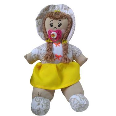 Imagem de Boneca de Pano Sentada - Casa Mais Magazine