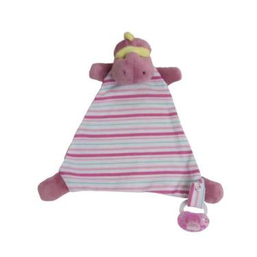 Imagem de Naninha Bebê Cheirinho Porta Chupeta com guizo e prendedor de chupeta 