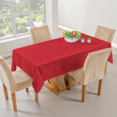 Imagem de Toalha de Mesa Retangular 8 Lugares 2,5x1,4m Cor Lisa - Casa Lume, Ver