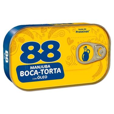 Imagem de Sardinha/Manjuba 88 Boca Torta Óleo 125g - Embalagem com 50 Unidades
