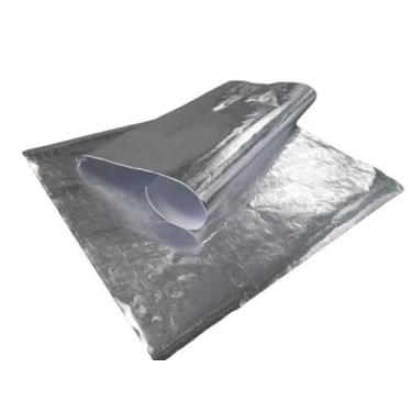 Imagem de Papel Aluminio Laminado Impermeavel Lanche Hamburguer 38X40 - Mamedes 