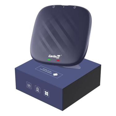 Imagem de CarlinKit Android 13 CarPlay AI BOX, 8 GB + 128 GB, Snapdragon QCM 6125/Suporte para CarPlay sem fio/sem fio Android Auto, Google Play Store, Netflix, YouTube online/Suporte a atualização para Android