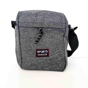 Imagem de Bolsa Cinza Transversal Sport Exciting 0000000000232 - ELISTER