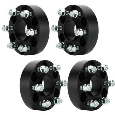 Imagem de ILONPA 6 x 4,5 pinos M12x1,25 6 pinos espaçadores de roda 66,1 mm furo com substituição Hubcentric para Nissan 2005-2023 Frontier, 2005-2014 Pathfinder, 2005-2015 Xterra, 3.8 cm 6x114.3 mm adaptador