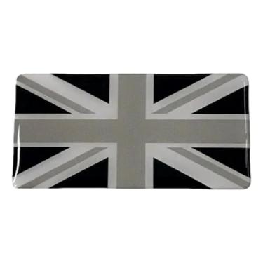 Imagem de Adesivo Resinado Bandeira Inglaterra - Cinza