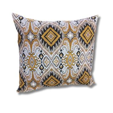 Imagem de Almofada 45x45 Impermeáveis Capa + Refil 1 Unidade (ARABESCO MOSTARDA)