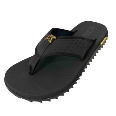Imagem de Chinelo Kenner Adulto Masculino Preto Kivah DKJ-Masculino