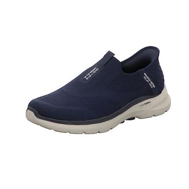 Imagem de Skechers Tênis masculino Gowalk 6 Slip ins Athletic Slip-On | Tênis casual com espuma viscoelástica, Azul marino, 38