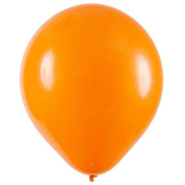 Imagem de BALÃO REDONDO LISO - ART-LATEX Nº 07 -  LARANJA - Pacote com 50 unidad