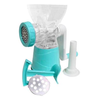 Imagem de Moedor Multifuncional De Carne E Alimentos Manual Verde Turquesa - Gic