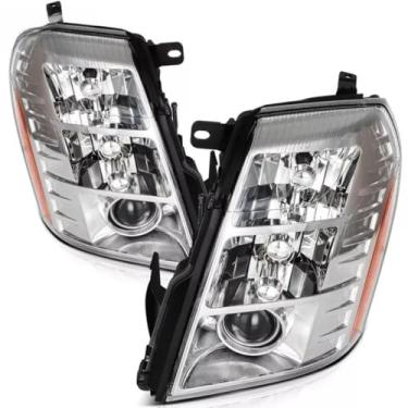 Imagem de Lâmpada esquerda direita LED luz diurna frontal LED conjunto de farol lâmpada ampla compatível com Escalade 2009-2014 20806109 20806108 (esquerda)