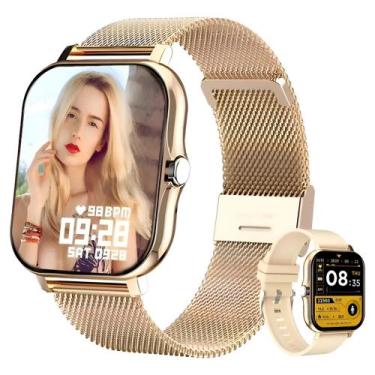 Imagem de Relogio Smartwatch Gt20 Modelo H13 Bluetooth Faz Recebe Chamadas Foto 