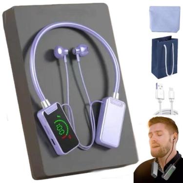 Imagem de Placa de som sem fio, fones de ouvido de transmissão ao vivo, roxos im