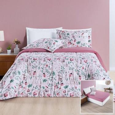 Imagem de Kit Edredom + Jogo de Cama Avere 200 Fios Queen 06 Peças 100% Poliéste