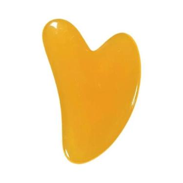 Imagem de Placa De Massagem Gua Sha Rosa Jade Para Rosto, Pescoço, Costas E Corp