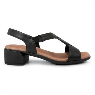 Imagem de Sandália Usaflex Feminina Bico Quadrado Couro Preto An27003009 40