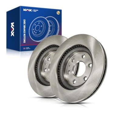 Imagem de KAX Substituição do par de rotores de freio a disco dianteiro de 32,5 cm para Traverse 2009-2017, Acadia 2007-2016, Enclave 2008-2017, Outlook 2007-2010, Acadia Limited 2017, Rotores de freio de