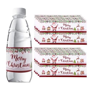 Imagem de Etiquetas de vinho de Natal para mulheres, homens, Natal, férias, garrafas de água, adesivos para mulheres, homens, família, artigos de festa de Natal, decorações de vinho, etiquetas para garrafas, 20