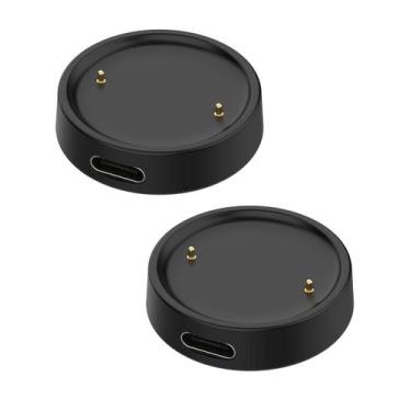 Imagem de Pacote com 2 carregadores dock tipo C YAJOJO para Amazfit Active 2