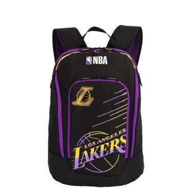 Imagem de Mochila Sestini NBA Legend Los Angeles Lakers Reforçada 32L, Preto, Un