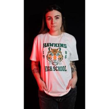 Imagem de CAMISETA ESTAMPADA HAWKINS HIGH SCHOOL SÉRIE STRANGER THINGS-Unissex