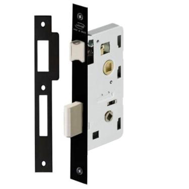 Imagem de Fechadura Imab Maquina Avulsa 1300 Banheiro 40Mm Preto Fosco