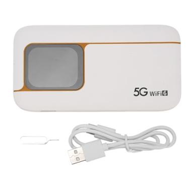 Imagem de Jectse Hotspot Móvel 5G, Roteador Portátil WiFi 6 Com Tela Sensível Ao Toque de 2,01 Polegadas, Bateria de 7100mAh e Design IP67, para Jogos de Streaming Em Viagens Domésticas